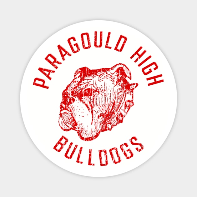 Paragould High Bulldogs (red) Magnet by rt-shirts